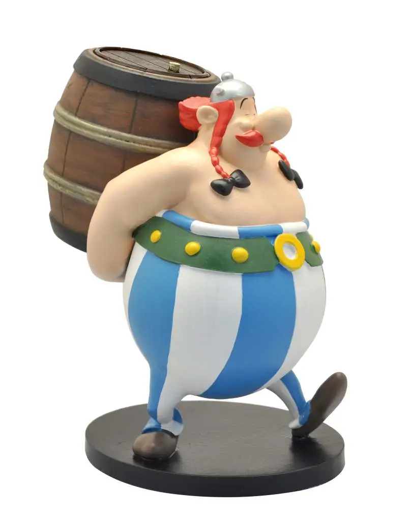 Figurine asterix obelix and his barrel collec fig